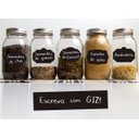 Ver imagem 2 de Adesivo Lousa 16 Etiquetas Vinil Adesivo Para Porta Tempero