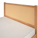 Ver imagem 5 de Cama de Casal Inari Madeira Maciça com Palhinha 145,5cm x 197cm Caramelo Casavee