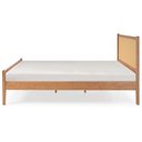 Ver imagem 4 de Cama de Casal Inari Madeira Maciça com Palhinha 145,5cm x 197cm Caramelo Casavee