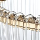 Ver imagem 3 de Plafon Nordecor Gouli 2894 50cm Led Bivolt Ouro Brilho Ouro Brilho 2894