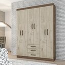 Ver imagem 1 de Guarda Roupa Casal 6 Portas 3 Gavetas Milano 