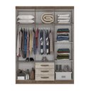 Ver imagem 2 de Guarda Roupa Casal 6 Portas 3 Gavetas Milano 