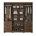 Ver imagem 2 de Guarda Roupa Casal com Espelhos 4 Portas 6 Gavetas Estrela
