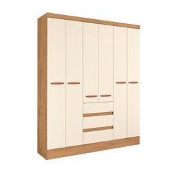 Guarda Roupa Casal 6 Portas 3 Gavetas Athenas  - 3