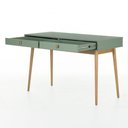 Ver imagem 5 de Escrivaninha Liva 2 Gavetas 120 Cm X 53 Cm Verde Jade