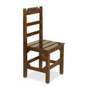 Ver imagem 1 de Cadeira para Sala de Jantar com Assento Ripado 