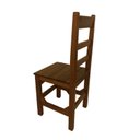 Ver imagem 2 de Cadeira para Sala de Jantar com Assento Ripado 