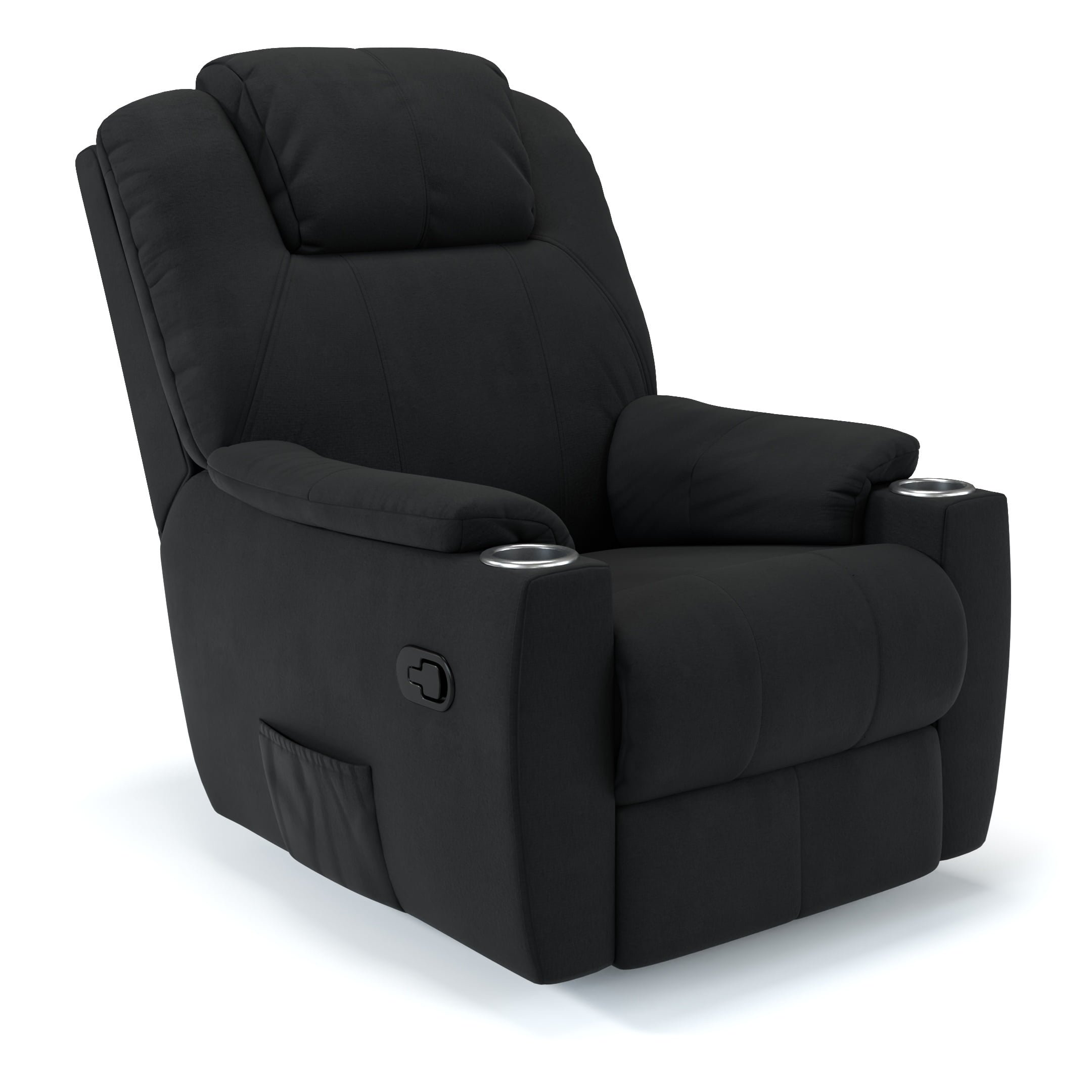 Poltrona do Papai London Linho Preto Lift - 1