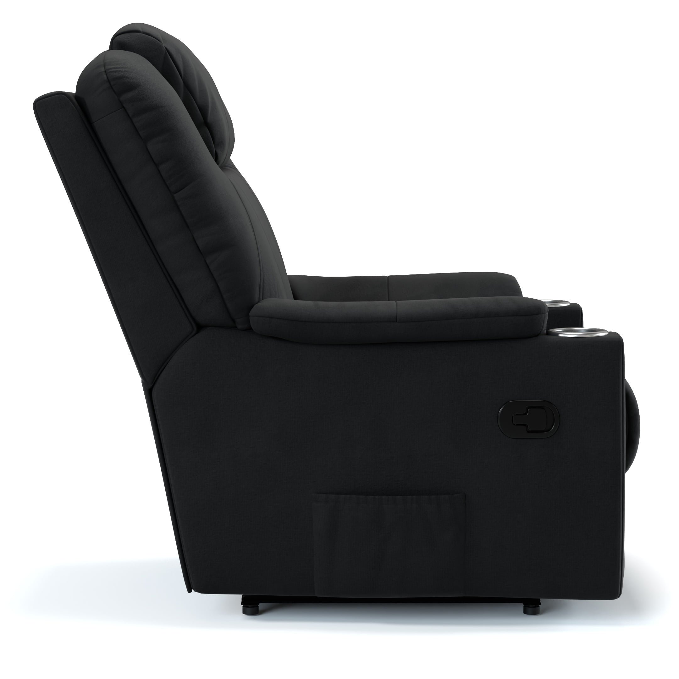 Poltrona do Papai London Linho Preto Lift - 5
