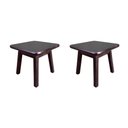 Ver imagem 1 de Kit 2 Minis Bancos Over 30x30 Preto