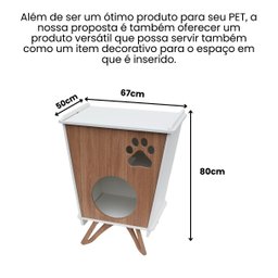 Mesa de Canto Gato Cachorro Pet Mdf Luxo - 2