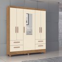 Ver imagem 1 de Guarda Roupa Casal 5 Portas 4 Gavetas Vitoria 