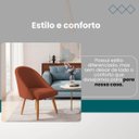 Ver imagem 2 de Kit 02 Poltrona Cadeira para Sala Orgânica Curva Redonda Confortável Reforçada Recepção Suede Terrac
