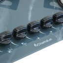 Ver imagem 2 de Fogão Cooktop Gás Chapa 5 Bocas Ultra Chama 127/220v Marmorizado Marmo Cinza