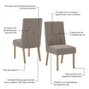 Ver imagem 6 de Kit 2 Cadeiras Eloá