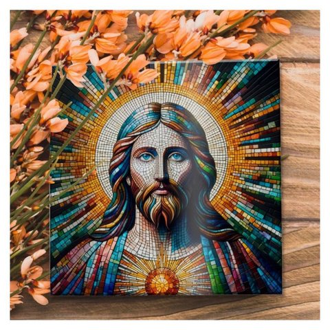 Azulejo Sagrado Coração de Jesus 20x20