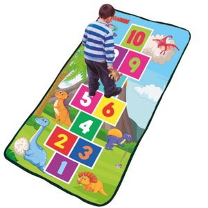 Tapete de Atividades Amarelinha Infantil Dinossauros
