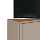 Ver imagem 6 de Rack para TV até 75 Polegadas com LED MDF Pés Dourados 180cm Cinza