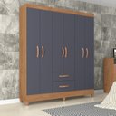 Ver imagem 1 de Guarda Roupa Casal 6 Portas 2 Gavetas Brasilia
