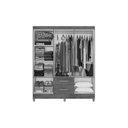 Ver imagem 2 de Guarda Roupa Casal 6 Portas 2 Gavetas Brasilia
