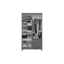 Ver imagem 2 de Guarda Roupa Solteiro 4 Portas 2 Gavetas Brasilia