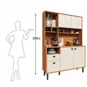 Ver imagem 5 de Armário de Cozinha Completa 4 Portas 2 Gavetas Veneza Movelove