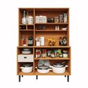 Ver imagem 3 de Armário de Cozinha Completa 4 Portas 2 Gavetas Veneza Movelove