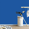 Papel de Parede Adesivo Bloco de Montar Azul Quarto Geek 3m - 5