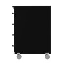 Ver imagem 4 de Gaveteiro Móvel de Escritorio com 4 Gavetas Rodinhas e Chave Volante Preto