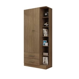 Guarda Roupa Solteiro 2 Portas 2 Gavetas Moju  - 3