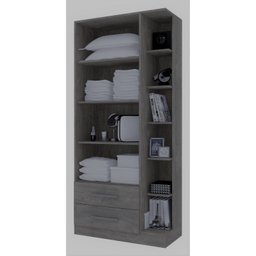 Guarda Roupa Solteiro 2 Portas 2 Gavetas Moju  - 2