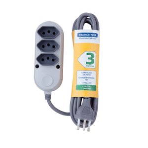Extensão Múltipla 3 Tomadas 2p+t 10 a 250 V Tramontina 3 M Tramontina