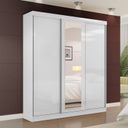 Ver imagem 1 de Guarda Roupa Casal com Espelho 3 Portas de Correr 3 Gavetas Ilhéus Marafon Móveis