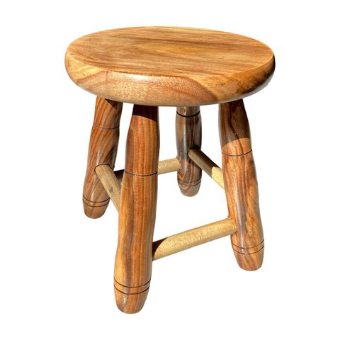 Banquinho Madeira Maciça 29cm Alt Banqueta Pequena Criança Manicure Cozinha