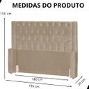 Ver imagem 6 de Cabeceira de Cama Box Estofada 195 Cm King Emma Suede