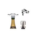 Ver imagem 6 de Tampa Rolha Inox Para Garrafa Vinho, Champagne E Espumante
