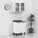 Ver imagem 2 de Cozinha Compacta em Aço 2 Peças 4 Portas Florença Itatiaia