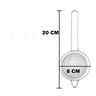 Peneira em Aço Inox Profissional para Cozinha Pequena 8cm - 8