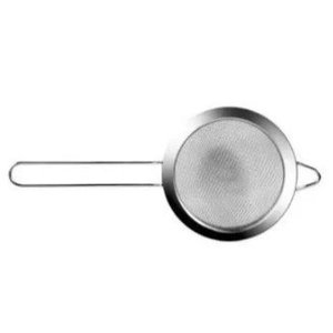 Peneira em Aço Inox Profissional para Cozinha Pequena 8cm