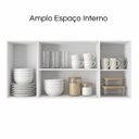 Ver imagem 5 de Armário Cozinha Aéreo 120cm 4 Porta Parede Lavanderia Branco