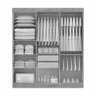 Guarda Roupa Casal 6 Portas sem Espelho Ipe Text Paris Maxel - 2