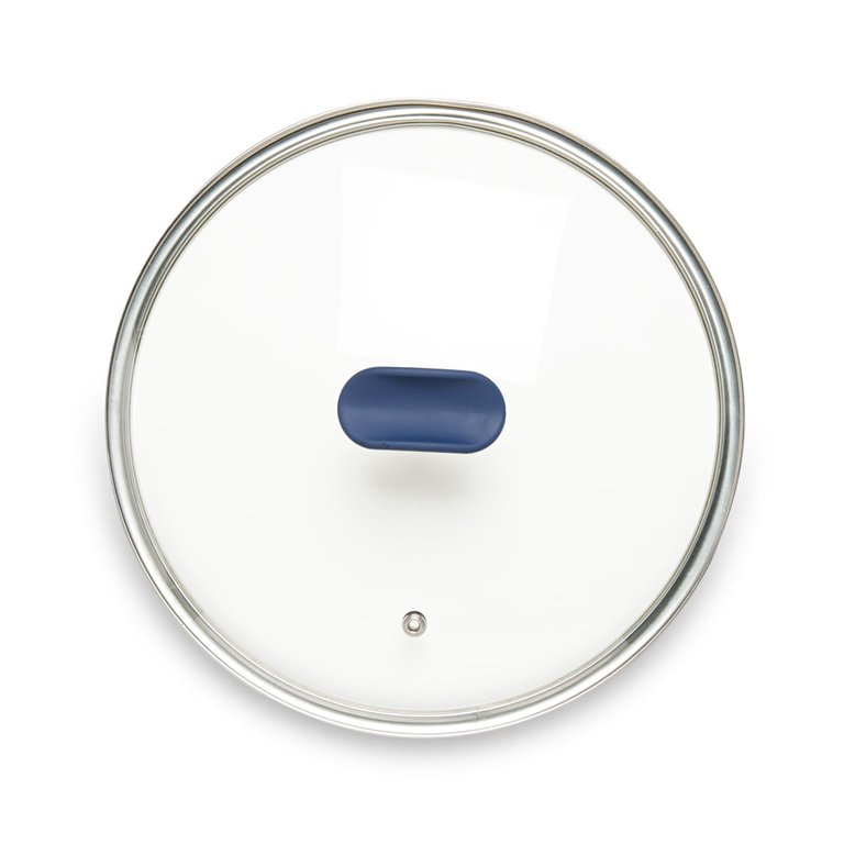 Tampa de Vidro Ichef Polishop - Shark Series - 24Cm - Azul | Azul 24 cm