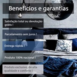 JOGO CASAL QUEEN CHEVRON CHIC 7 PÇ EDREDOM 260X260 400 FIOS - 8