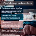 Ver imagem 7 de Jogo Casal Queen Chevron Chic 7 Pç Edredom 260x260 400 Fios