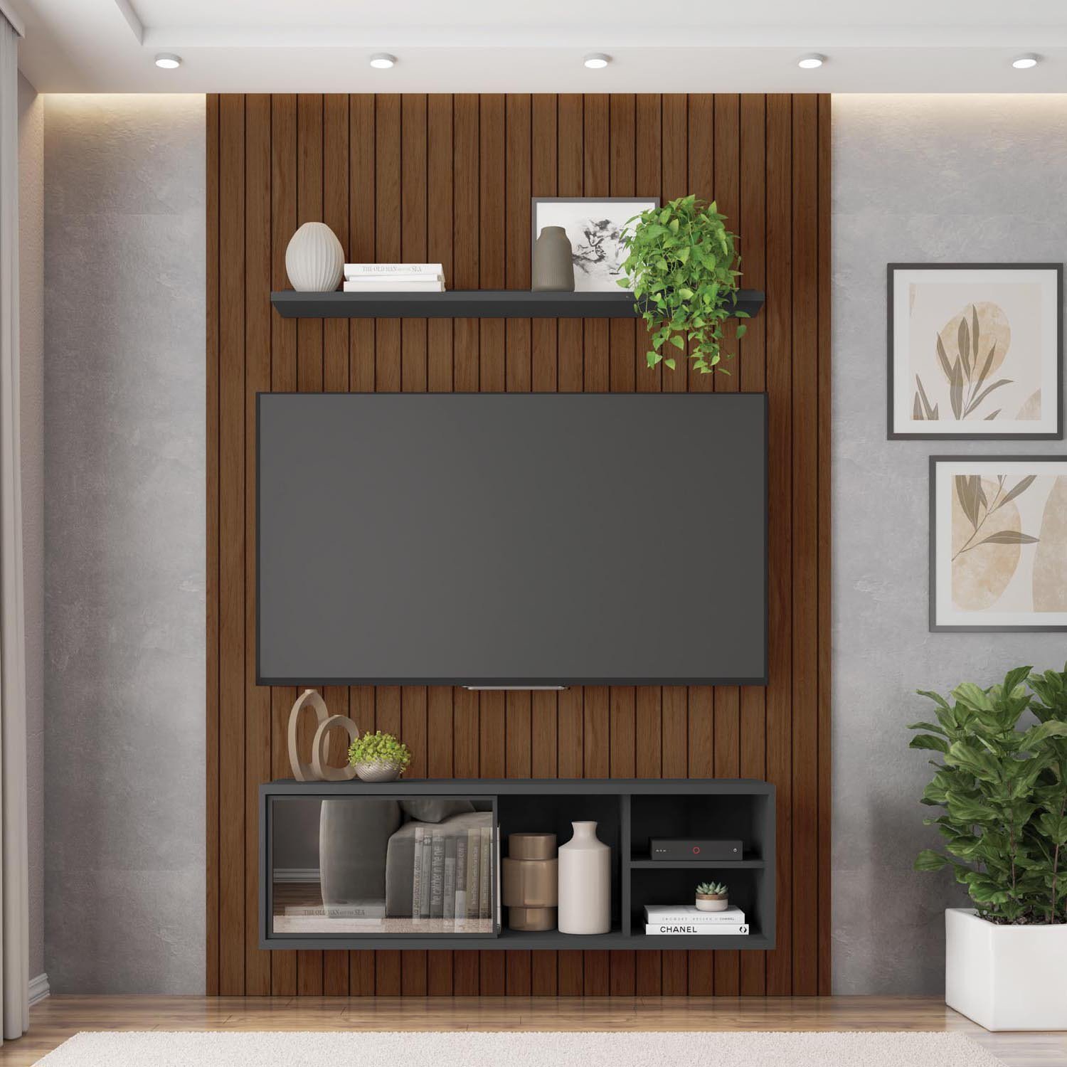 Rack com Painel Para Tv até 55 Polegadas Illusion - 1