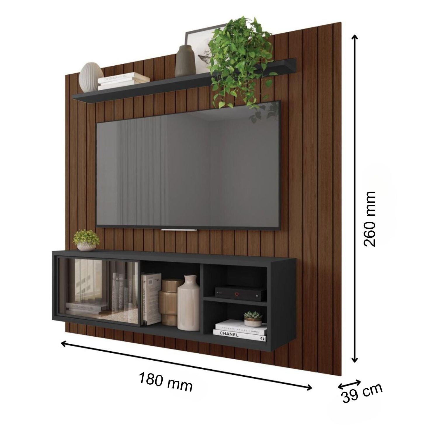 Rack com Painel Para Tv até 55 Polegadas Illusion - 3
