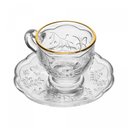 Ver imagem 5 de Jogo de Jantar 12 Peças New Butterfly Fio de Ouro Cristal