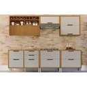 Ver imagem 1 de Cozinha Modulada Completa Imperatriz 6 Peças (3aéreos+3balcões) C6p47 Freijo/off White - Nesher