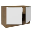 Ver imagem 6 de Balcão Gabinete de Pia Madesa Lux 120 cm 2 Portas (Sem Tampo) Rustic/Branco Veludo