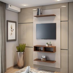 Painel para Tv até 42 Byte Delta - Mdf/mdp com Nichos - Viero - 2